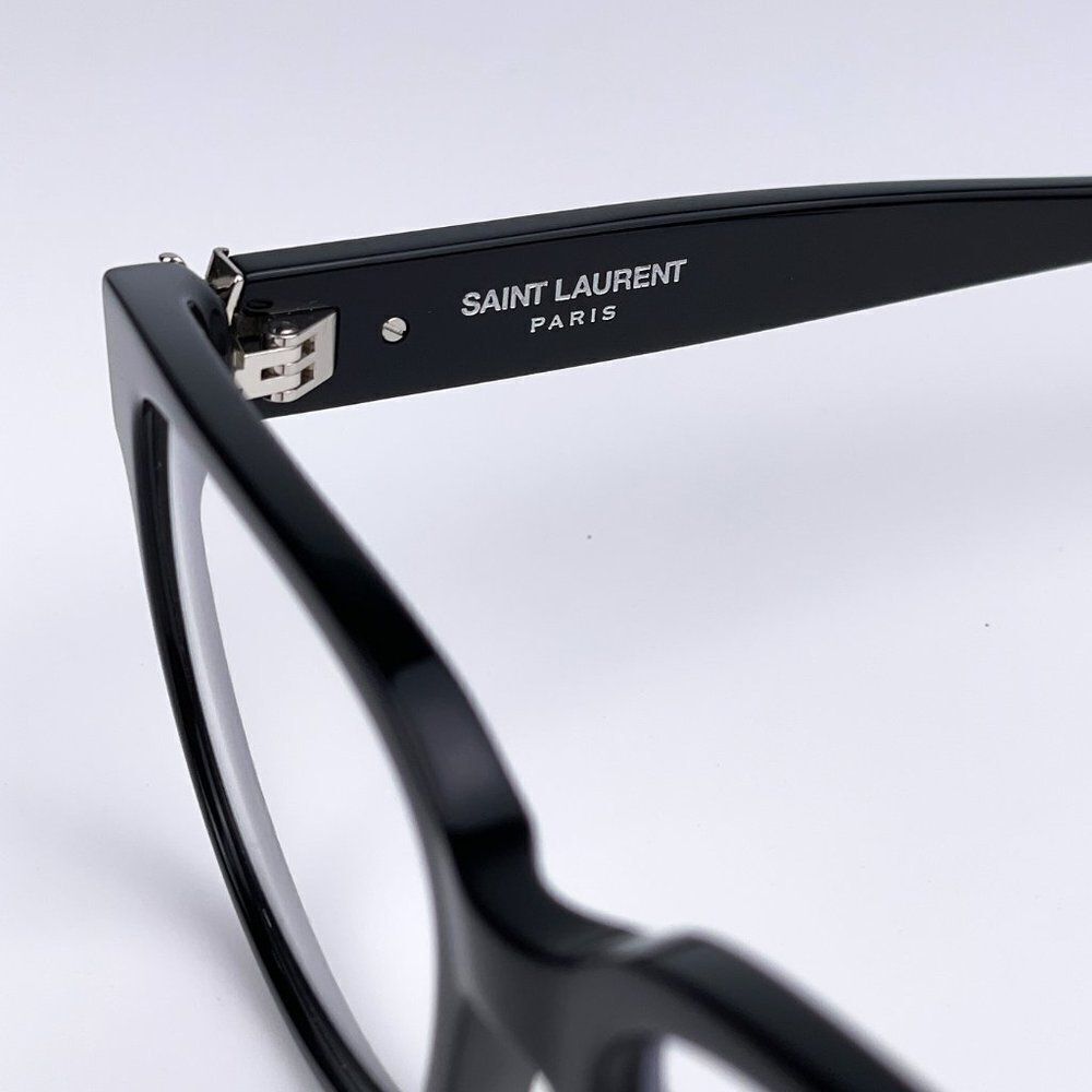 NEW Saint Laurent Classic SLM33/F 001 Black Cat Eye Women Eyeglasses - Picture 9 of 11